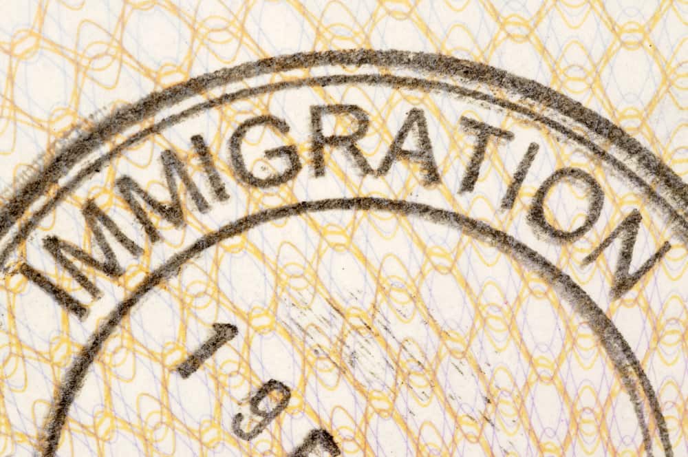 Passport stamps indicating immigration status of Italian Citizenship for UK Citizens