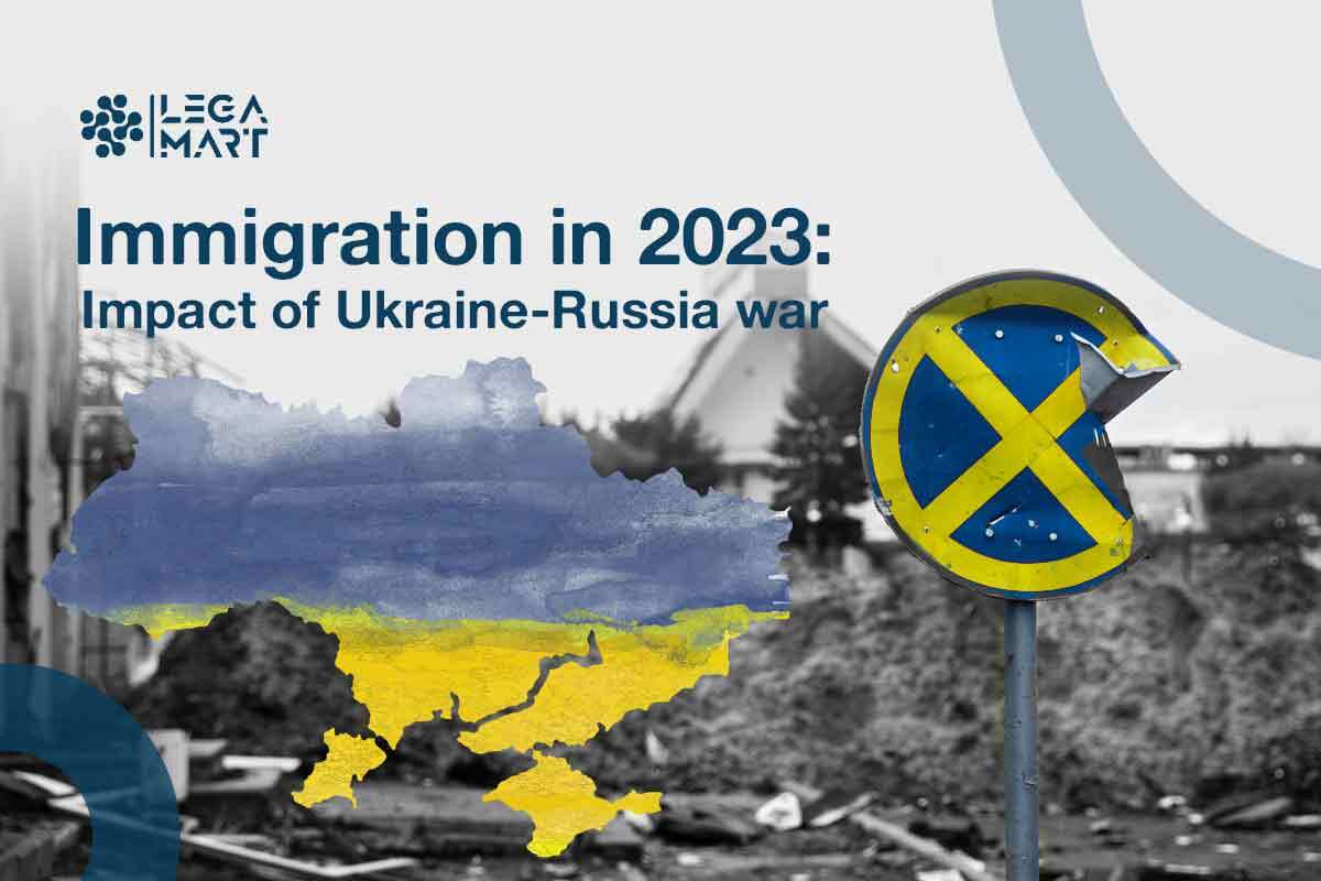 Condition of Immigration of Ukrainians in ukraine-russia war