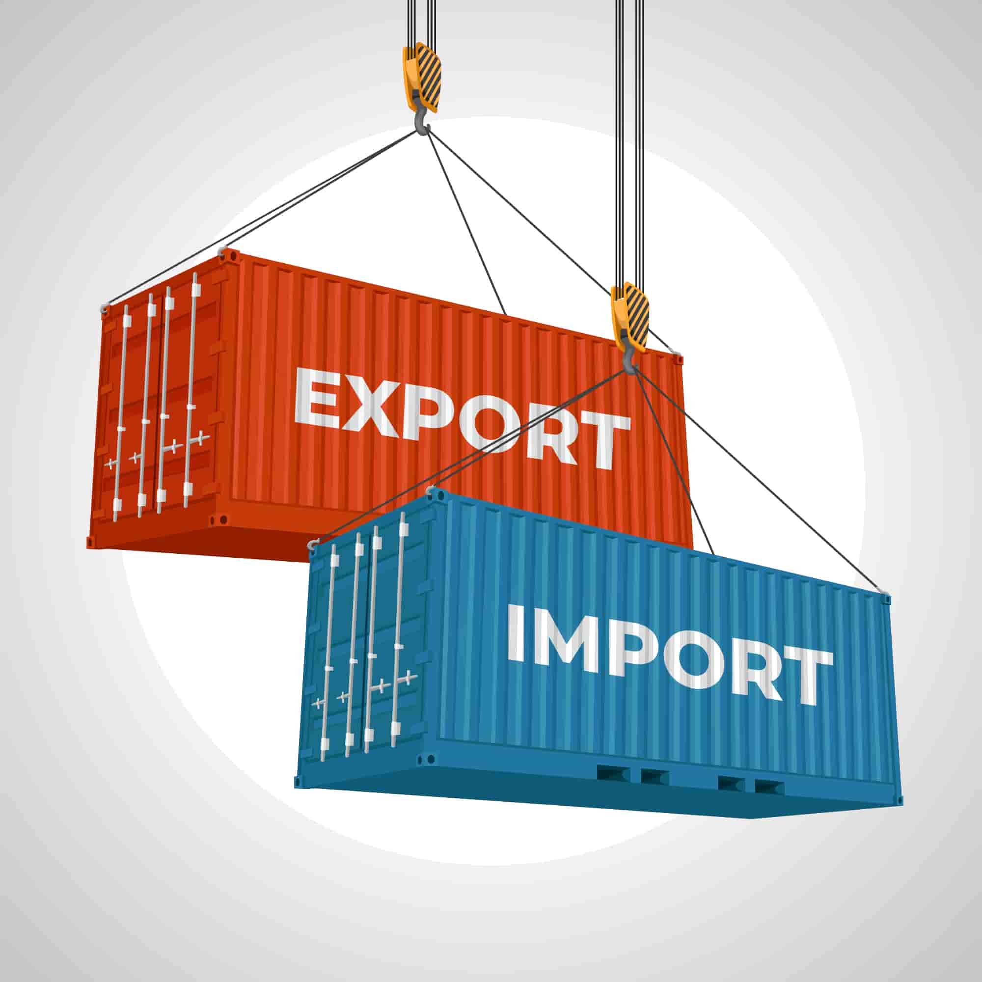 Two boxes of import/export stopped because of dispute related to customs and import/export